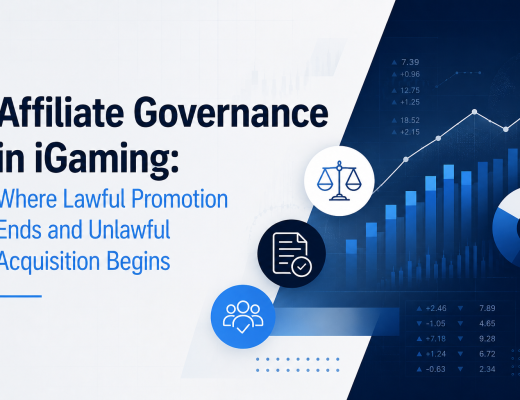 Affiliate Governance in iGaming: Where Lawful Promotion Ends and Unlawful Acquisition Begins